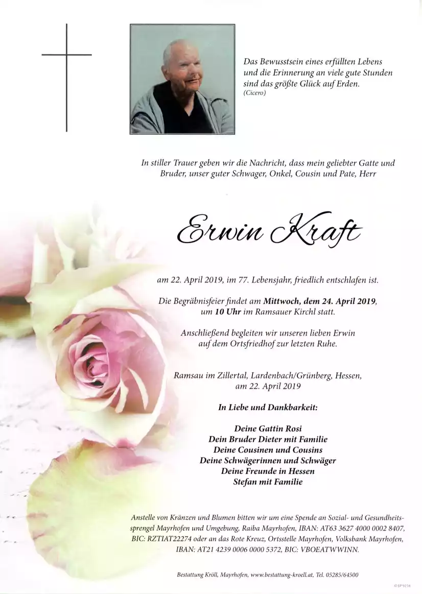 Parte von Erwin Kraft